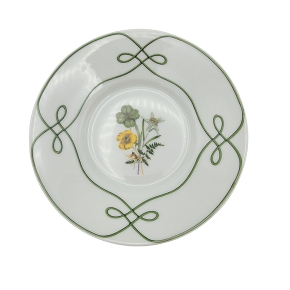 Vintage Raynaud Limoges France Ceralene Edelweiss Flat Cup & Saucer Set - Picture 4 of 10